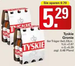 WEZ Tyskie Gronie Angebot