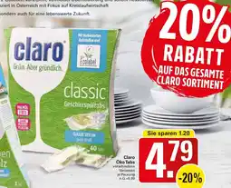 WEZ Claro Öko Tabs Angebot