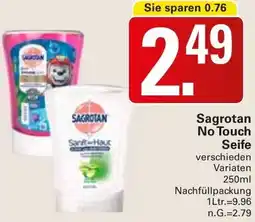 WEZ Sagrotan No Touch Seife Angebot