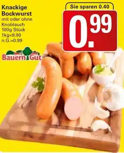 WEZ Bauern Gut Knackige Bockwurst Angebot