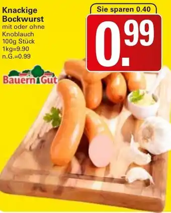 WEZ Bauern Gut Knackige Bockwurst Angebot