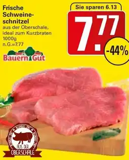WEZ Bauern Gut Frische Schweineschnitzel Angebot