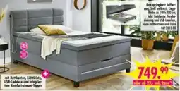 Möbel Boss Boxspringbett Jefferson Angebot