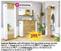 Möbel Boss Garderobe Manhattan Angebot