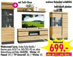 Möbel Boss Wohnwand Corte Angebot