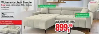 Möbelfundgrube Wohnlandschaft Simple Angebot