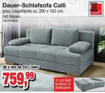 Möbelfundgrube Dauer-Schlafsofa Calli Angebot