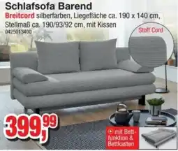 Möbelfundgrube Schlafsofa Barend Angebot