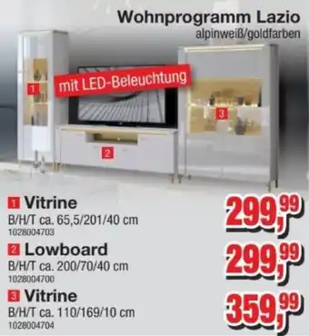 Möbelfundgrube Wohnprogramm Lazio Angebot