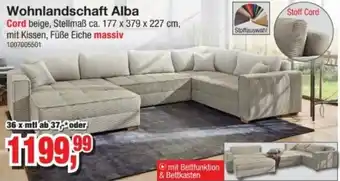 Möbelfundgrube Wohnlandschaft Alba Angebot
