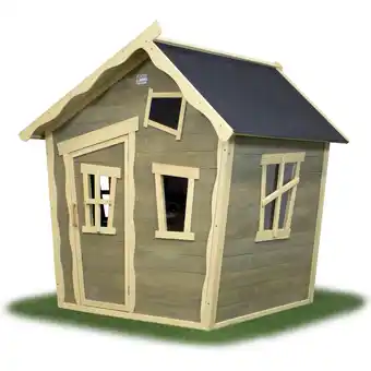 Netto Marken-Discount EXIT Crooky 100 Holzspielhaus - graubeige Angebot