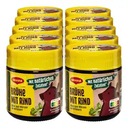 Netto Marken-Discount Maggi Rinder Brühe ergibt 6 Liter, 10er Pack Angebot