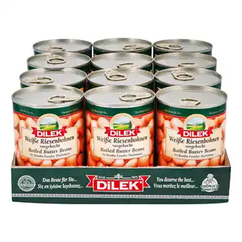 Netto Marken-Discount Dilek Weiße Riesenbohnen 240 g Abtropfgewicht, 12er Pack Angebot