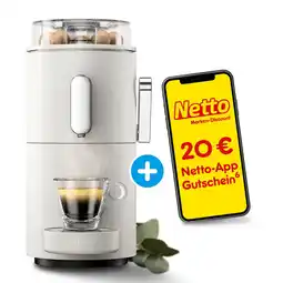 Netto Marken-Discount CoffeeB Kaffeemaschine Globe, weiß + 20€ Netto App-Gutschein Angebot