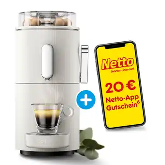Netto Marken-Discount CoffeeB Kaffeemaschine Globe, weiß + 20€ Netto App-Gutschein Angebot