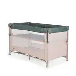 Netto Marken-Discount Moni Reisebett Next Level, 2 Ebenen, Matratze, Seite zum klappen, Beistellbett grün Angebot
