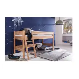 Netto Marken-Discount Relita - Halbhohes Spielbett KIM Buche massiv natur lackiert Angebot