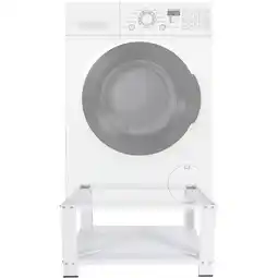 Netto Marken-Discount CLP Waschmaschinen-Untergestell Lunas I Stabiles Waschmaschinen-Regal Mit Bodenfach Angebot