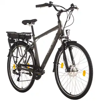 Netto Marken-Discount Hollandia E-Citybike Herren 28'' Hollandia Zagon Grau 6Gänge Angebot