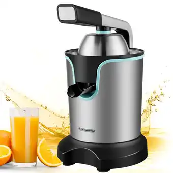 Netto Marken-Discount Steinborg Elektrische Zitruspresse Entsafter Edelstahl 800W Edelstahlsieb Angebot