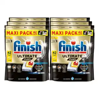 Netto Marken-Discount Finish Ultimate Plus Maxipack Citrus 42 Caps, 6er Pack Angebot