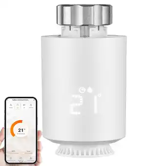 Netto Marken-Discount Echos Smartes Zigbee Heizkörperthermostat Amazon Alexa & Google Assistant kompatibel Angebot
