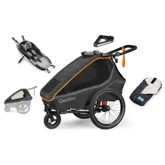 Netto Marken-Discount Qeridoo Fahrradanhänger Kidgoo 1 FIDLOCK Edition Autumn Set Angebot