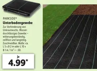 Lidl Parkside Unterbodengewebe Angebot