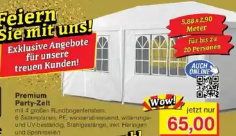 Jawoll Premium Party-Zelt Angebot