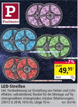 Holz Possling Paulmann LED-Streifen Angebot