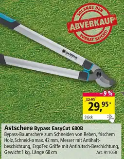Holz Possling GARDENA Astschere Bypass EasyCut 680B Angebot