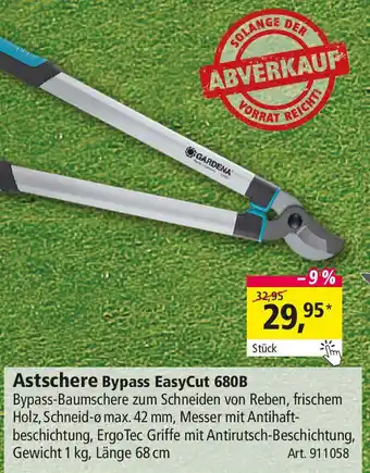 Holz Possling GARDENA Astschere Bypass EasyCut 680B Angebot