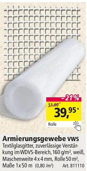 Holz Possling Armierungsgewebe VWS Angebot