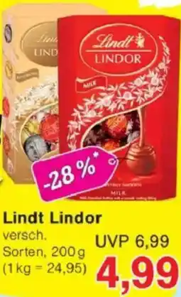 Jawoll Lindt Lindor Angebot