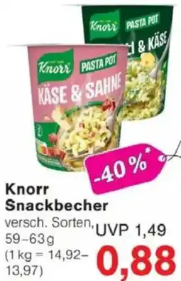 Jawoll Knorr Snackbecher Angebot