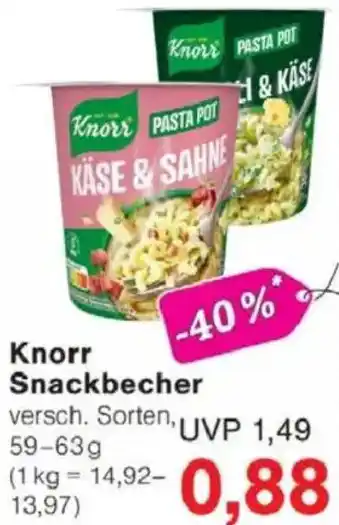 Jawoll Knorr Snackbecher Angebot
