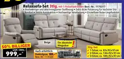 Norma Relaxsofa-Set 3tlg Angebot