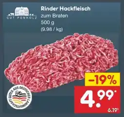 Netto Marken-Discount Rinder-Hackfleisch Angebot