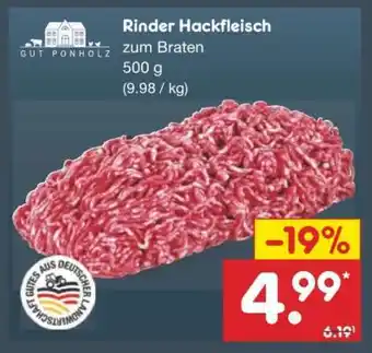 Netto Marken-Discount Rinder-Hackfleisch Angebot