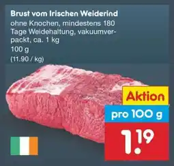Netto Marken-Discount Brust vom Irischen Weiderind Angebot
