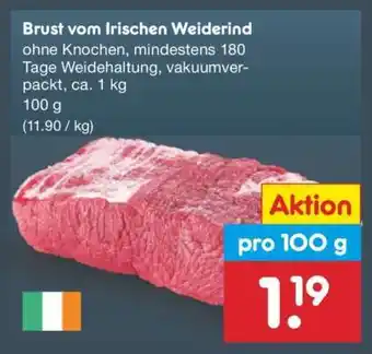 Netto Marken-Discount Brust vom Irischen Weiderind Angebot