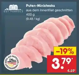 Netto Marken-Discount Puten-Ministeaks Angebot