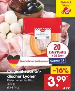 Netto Marken-Discount Original saarländischer Lyoner Angebot