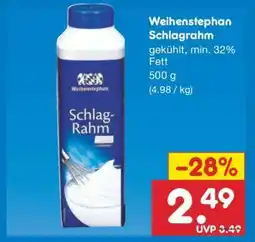 Netto Marken-Discount Weihenstephan Schlagrahm Angebot