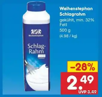Netto Marken-Discount Weihenstephan Schlagrahm Angebot