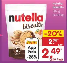 Netto Marken-Discount Nutella Biscuits Angebot