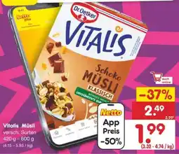 Netto Marken-Discount Vitalis Müsli Angebot