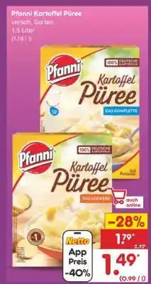 Netto Marken-Discount PFANNI Kartoffel-Püree Angebot