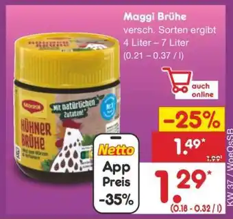 Netto Marken-Discount Maggi Brühe Angebot