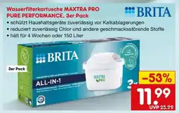 Netto Marken-Discount Wasserfilterkartusche MAXTRA PRO PURE PERFORMANCE, 3er Pack Angebot